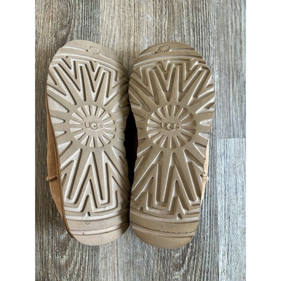 UGG Classic Ultra Mini Chestnut Fall Winter Suede Boots Booties Womens Size 6 - Picture 6 of 6